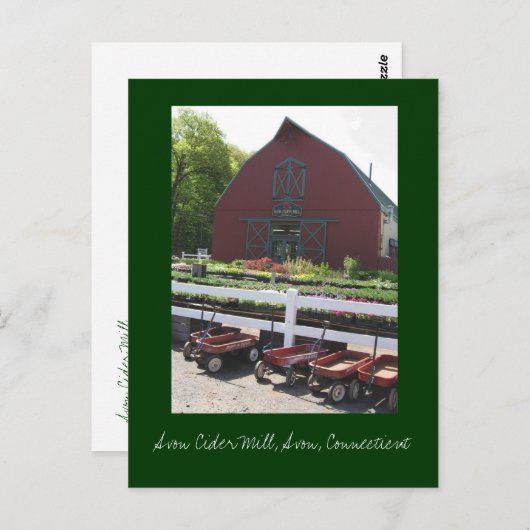 Avon Cider Mill Postkarte (Vorne/Hinten)