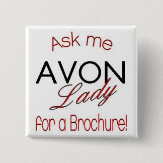 Avon-Dame Pin Button