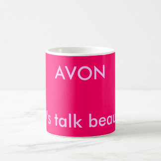 AVON, gelassen uns Schönheit sprechen! Kaffeetasse