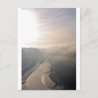 Avon Gorge im Nebel Postkarte