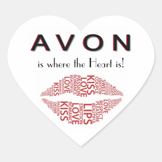 AVON Heart Sticker (Vorderseite)