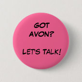 Avon-Knopf Button (Vorderseite)