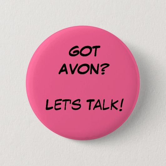 Avon-Knopf Button (Vorderseite)