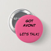 Avon-Knopf Button (Vorne & Hinten)