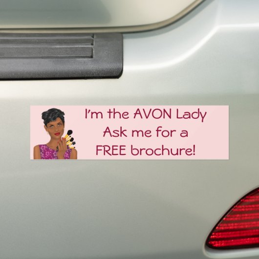 Avon Lady, Beauty Model, Afroamerikaner Autoaufkleber (Auf Auto)