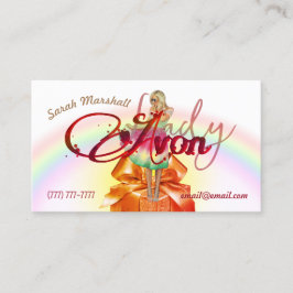 Avon Lady Business Card Visitenkarte