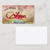 Avon Lady Business Card Visitenkarte (Vorne/Hinten)