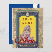 Avon Lady Business Postcard Postkarte (Vorne/Hinten)