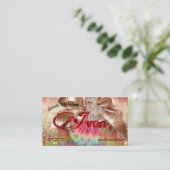 Avon Lady Instagram Business Card Visitenkarte (Stehend Vorderseite)