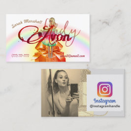 Avon Lady Instagram Business Card Visitenkarte