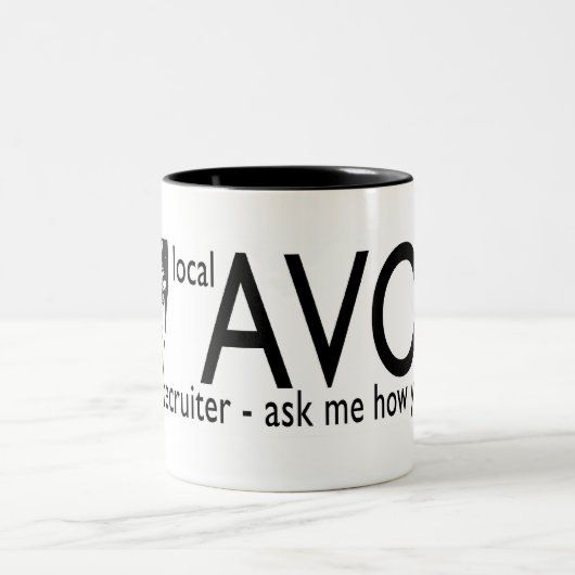 Avon Local Recruiter Zweifarbige Tasse (Mittel)
