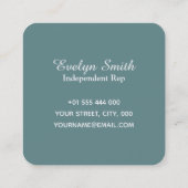 Avon Marketing Beauty Quadratische Visitenkarte (Rückseite)