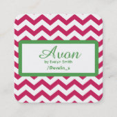 Avon Marketing Beauty Quadratische Visitenkarte (Vorderseite)