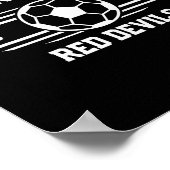 Avon Park Red Devils Fußballrechnung 2025  Poster (Ecke)