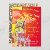 Avon Party Einladung (Vorne/Hinten)