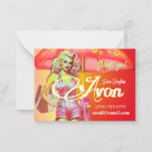 Avon Party Vielen Dank Mitteilungskarte (Vorderseite)