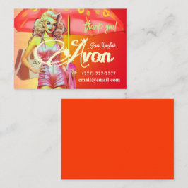 Avon Party Vielen Dank Mitteilungskarte