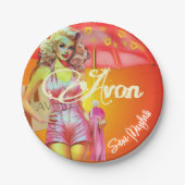 Avon Party Vielen Dank Pappteller (Vorderseite)