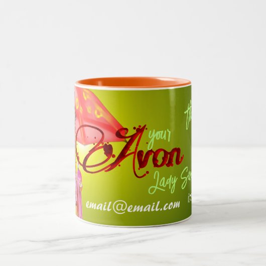 Avon Party Vielen Dank Zweifarbige Tasse (Mittel)