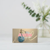 Avon personalisiert Gold Visitenkarte (Stehend Vorderseite)