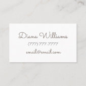 Avon personalisiert Gold Visitenkarte (Rückseite)