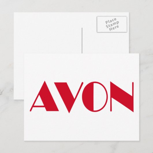 AVON Postcard Postkarte (Vorne/Hinten)