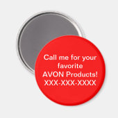 AVON Product Magnet (Vorderseite/Rückseite)