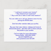 AVON Rekrutiting Post Card Postkarte (Vorderseite)