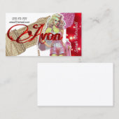 Avon Representative Business Card Visitenkarte (Vorne/Hinten)