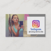Avon Representative Instagram Business Card Visitenkarte (Rückseite)