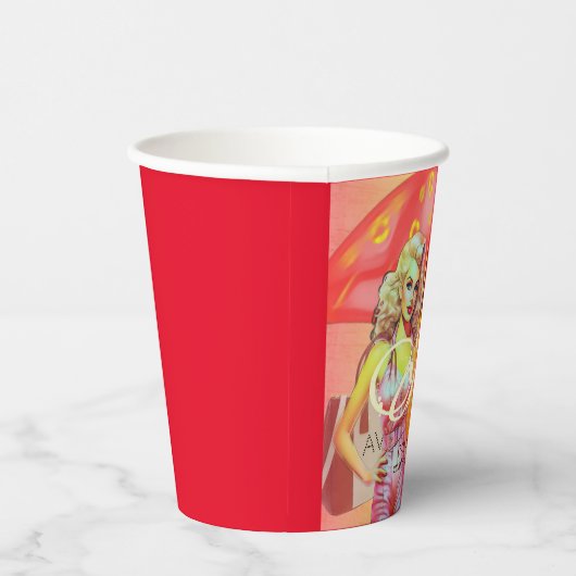 Avon Representative Vielen Dank Pappbecher (Rechts)