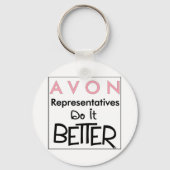 Avon Reps macht es besser Schlüsselanhänger (Vorderseite)