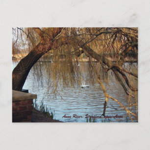 Avon River, Stratford-upon-Avon Postkarte