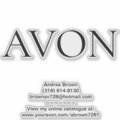 Avon Sticker (Vorderseite)