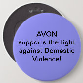 Avon stützt den Kampf gegen inländische Gewalt Button (Vorne & Hinten)