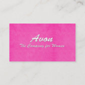 Avon Visitenkarte (Rückseite)