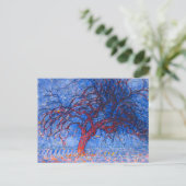 Avond (Abend): The Red Tree - Piet Mondrian - Postkarte (Stehend Vorderseite)