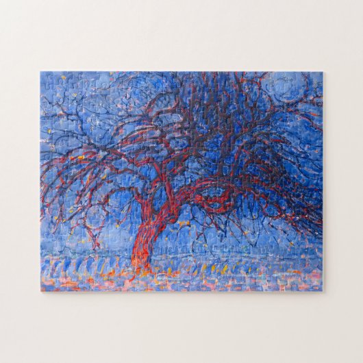 Avond (Abend): The Red Tree - Piet Mondrian - Puzzle (Horizontal)