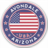 Avondale Arizona, Avondale Aufkleber (Vorderseite)