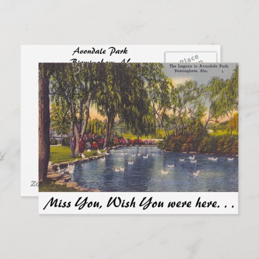 Avondale Park, Birmingham, AL Postkarte (Vorne/Hinten)