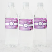 Avondale Redbud Art Wedding Water Flasche Label Wasserflaschenetikett (Flaschen)