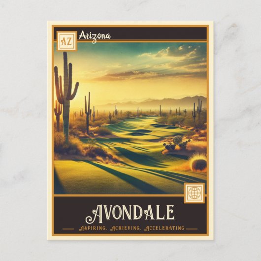 Avondale | Vintage Postkarte (Vorderseite)