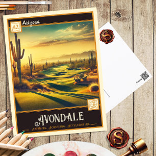 Avondale Vintage Postkarte