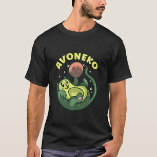 Avoneko, Vegan-Food-Liebhaber japanische Avocado-K T-Shirt