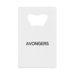 Avongers Geldbeutel Flaschenöffner