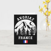 Avoriaz Frankreich Alpen Ski Resort Alpin Skipass Karte (Gelbe Blume)