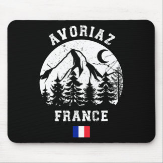 Avoriaz Frankreich Alpen Ski Resort Alpin Skipass Mousepad