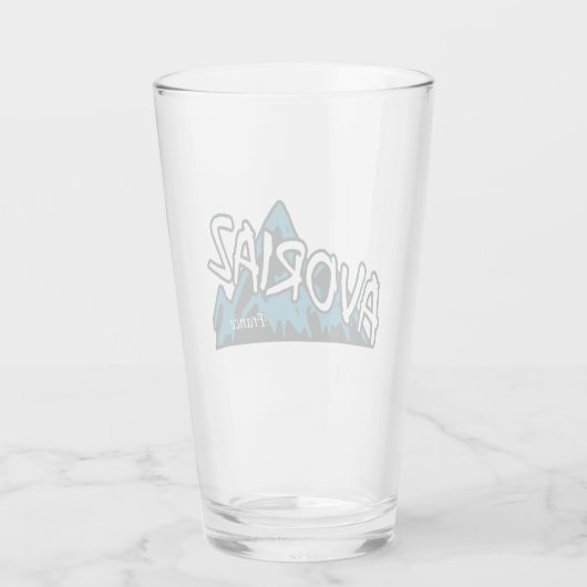 Avoriaz Frankreich Glas (Rückseite)