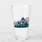 Avoriaz Frankreich Glas (Vorderseite)