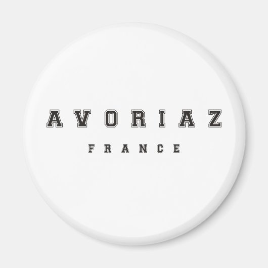 Avoriaz Frankreich Magnet (Vorne)